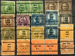 Préoblitérés Etats-Unis Precancel USA (°) 20 Stamps Various New York From YT 228 To 370 – 165 - Voorafgestempeld