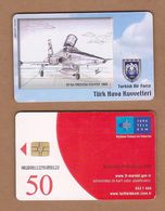 AC - TURK TELECOM PHONECARDS -  RF - 5A FREEDOM FIGHTER 1965 CREDITS: 50 DATE: 2006 - Avions