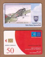 AC - TURK TELECOM PHONECARDS -  MILES MAGISTER - I 1941 - 49 120 CREDITS: 50 DATE: 2006 - Avions