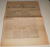 La Nation Française Du 7 Mars 1956.(Guerre D’Algérie-Cendrars Et Son Train D’enfer) - French