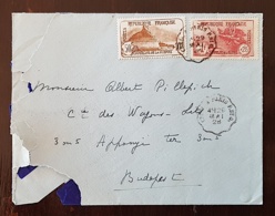 FRANCE Yvert N° 230+231 Orphelins Sur Lettre De Paris Le 29/05/1928 Pour BUDAPEST - 1921-1960: Période Moderne