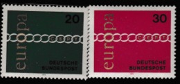 1971 MINT STAMP  ON EUROPA CEPT FRATERNITY & COOPERATION  FROM GERMANY - 1971