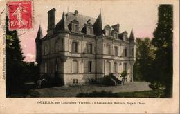 86 .. OUZILLY  ... CHATEAU DES AUBIERS .. 1909 - Lencloitre