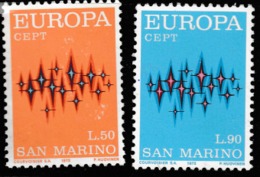 1972 MINT STAMP  ON EUROPA CEPT COMMUNICATION  FROM SAN MARINO - 1972