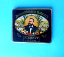 DANNEMANN BRASIL - PIERROT De Luxe ... Cigars Tin Box * Cigar Cigarette Zigaretten Cigarros Tobacco Tabak - Schnupftabakdosen (leer)