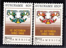 Surinam 1992 Mi#1420-1421 Mint Never Hinged - Suriname