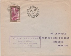 Colonies - MADAGASCAR - Lettre à Destination De LA REUNION - Briefe U. Dokumente