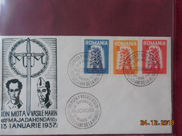 Lettre Commémorative De 1957 (timbres Non Répertoriés...) - Postmark Collection