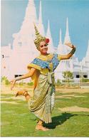 5-THAILNDIA-A POSTURE OF "LAKORA"THAI THEATRICAL PLAY - Asia