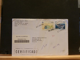 A8136    REGISTRED LETTRE CUBA  POUR LA BELG. 2006 - Briefe U. Dokumente