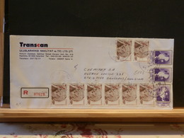 A8143    LETTRE TURC POUR LA BELG.  RECOMM. - Storia Postale