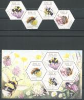 Irlande 2018 - Les Abeilles (série + Bloc) - Unused Stamps