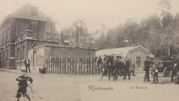 Morlanwelz – Gare  La Station Avec Attelage (Coin Inf Droit Légèrement Plié) - Morlanwelz