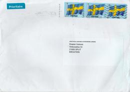 Sweden - Fine Cover Wirh Flag Stamps - Brieven En Documenten