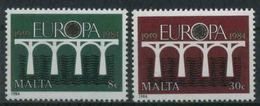 1984 Europa C.E.P.T., Malta , Serie Completa Nuova (**) - 1984