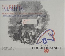 SAINT-CHRISTOPHE (SAINT- KITTS) -  Bicentenaire De La Révolution Française Et "Philexfrance 89"- La Bataille Du Champ D - Franz. Revolution