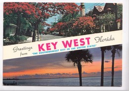 Greetings From KEY WEST, Florida, 1986 Used Postcard [22597] - Key West & The Keys