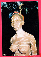 CPM- ZAÏRE 1974- JEUNE DANSEUSE SEINS NUS - Peintures Ref.5348 * TOP ** 2 SCANS - Kinshasa - Leopoldville (Leopoldstadt)