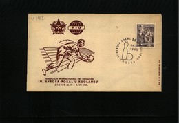 Yugoslavia / Jugoslawien 1960 Europa Bowls Cup Interesting Cover - Pétanque