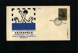 Yugoslavia / Jugoslawien 1966 Cup Of European Waterpolo Champions  Interesting Cover - Wasserball