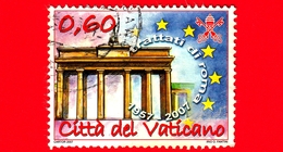 VATICANO - Usato - 2007 - 50º Anniversario Dei Trattati Di Roma - 0,60 - Germania - Oblitérés
