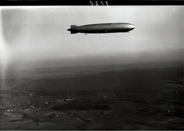 ! Luftschiff Graf Zeppelin üb. Mochenwangen B Ravensburg, Luftbild 1928, Moderner Abzug, Nr. 7320, Format 17,8 X 12,7 Cm - Zeppeline