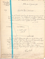 Brief Lettre - Rob. De Clercq - Melle - Naar Kadaster 1922 + Brief Met Antwoord - Sin Clasificación