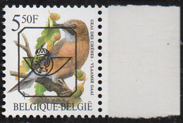 PIA-BEL-1986-96 : Preannul -Uccello : Ghiandaia Delle Querce - Francobollo Yv 2526 Sovrastampato - (COB PRE V827AWG) - Typografisch 1986-96 (Vogels)