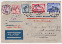 DR MiNr. 496+497 MiF - Chicagofahrt 1 + 2 Mark Auf Luftpostbrief - Attest BPP - Posta Aerea & Zeppelin