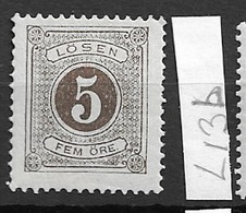 1877 MNH Sweden Postage Due Perf 13, Postfris** - Segnatasse