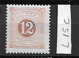 1877 MNH Sweden Postage Due Perf 13, Postfris** - Impuestos