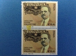 2003 ITALIA FRANCOBOLLO NUOVO STAMP NEW MNH** VALLECCHI VARIETA' MACCHIA DI COLORE - Varietà E Curiosità