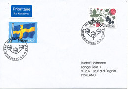 Sweden Cover With Special Postmark Sweden Post Frederiksberg Denmark 8-9/11-2014 Sent To Germany - Covers & Documents