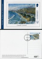 GUERNSEY -EUROPA 2018 -TEMA ANUAL -"PUENTES.- BRIDGES - BRÜCKEN - PONTS" - 2 POSTAL CARD  CANCELLED - 2018