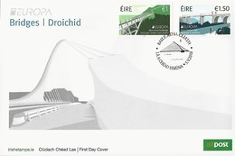 IRLANDA/ IRELAND/ EIRE/ IRLAND -EUROPA 2018 - PUENTES.- BRIDGES - BRÜCKEN - PONTS".- FDC De La SERIE De 2 V. - 2018