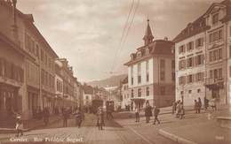 Cernier Rue Frédéric Soguel - Animée - Tram - Cernier