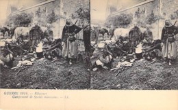 60 - RIBECOURT : Campement De Spahis Marocains - CPA - Oise ( Militariat - Guerre 1914 ) - Autres & Non Classés