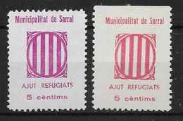 SARRAL (TARRAGONA). EDIFIL NUM. 10* - Emisiones Nacionalistas