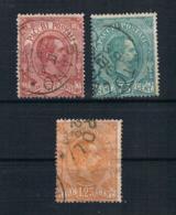 Italien 1884 Paketmarken Mi.Nr. 3/4/5 Gestempelt - Colis-postaux