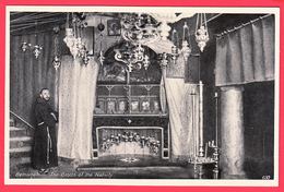 CPA- BETHLÉHEM - Ann.1920 - La Grotte De La Nativité - Ref. 630 ** 2 SCANS - Palestina