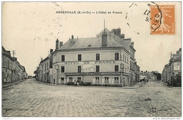 91 ANGERVILLE Hôtel De France CPA Ed. Séailles - Angerville