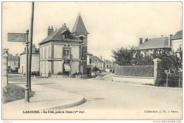 89 LAROCHE La Cité Près De La Gare CPA Coll. J.D. - Laroche Saint Cydroine