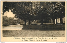 89 VILLEBLEVIN Vue Sur Le Jardin Colonie Propriété De La Caisse Des écoles Du XII E Arrondissement  CPSM PF Sépia - Villeblevin