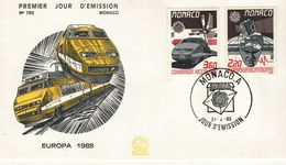 MONACO 1988 EUROPA CEPT FDC - 1988