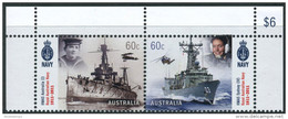 Australia 2011. Michel #3575/76 MNH/Luxe. 100 Years Royal Australian Navy. Ships & Airplanes. (Ts10) - Barche