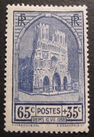 R1680/353 - 1938 - CATHEDRALE DE REIMS - N°399 NEUF* - Cote : 10,00 € - Unused Stamps