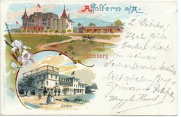 LITHO Affoltern A.A. Lilienberg Arche Gel. 1915 N. Neuchâtel - Affoltern