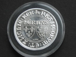 Blanc Aux Ecus Henri VI 1422 - Magnifique Copie En Argent Pur    **** EN ACHAT IMMEDIAT  **** - 1422-1453 Henri VI De Lancastre