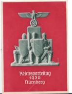 III-Pro061 /   Propagandakarte, Parteitag Nürnberg 1936 Mit Passendem Marschstempel Und Marke - Covers & Documents
