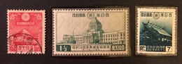 JAPON 1935-1936-1944 YT N°226-234-338 Neufs Et Oblitérés - Unused Stamps